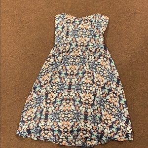 Wayf strapless floral dress size small